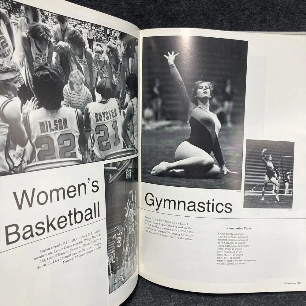 1987 Yackety Yack University of‎ North Carolina Yearbook Chapel Hill NC Vintage